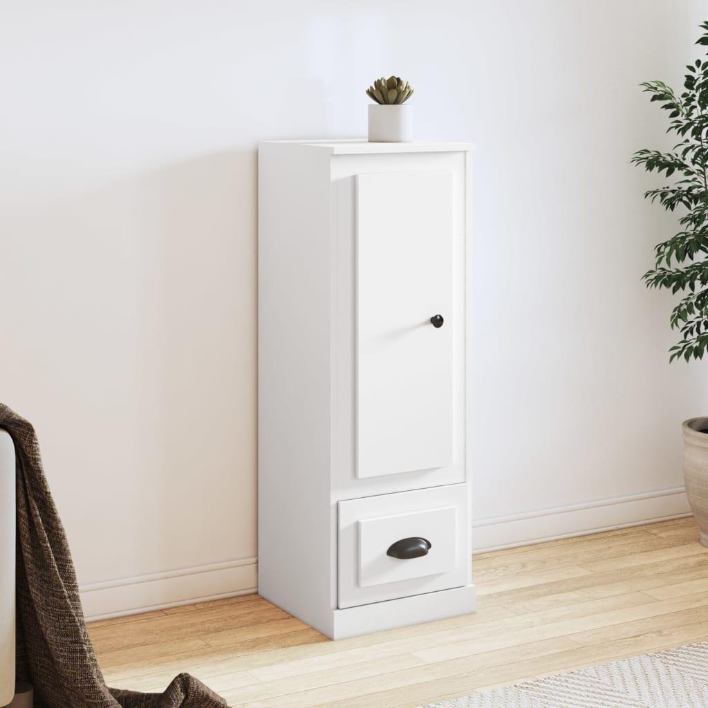 Skab 36X35,5X103,5 Cm Konstrueret Træ - Hvid