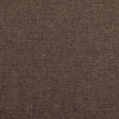 Mørklægningsgardin med kroge hør-look 290x245 cm gråbrun