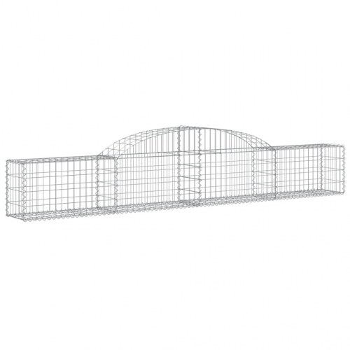 Buede gabionkurve 3 stk. 300x30x40/60 cm galvaniseret jern