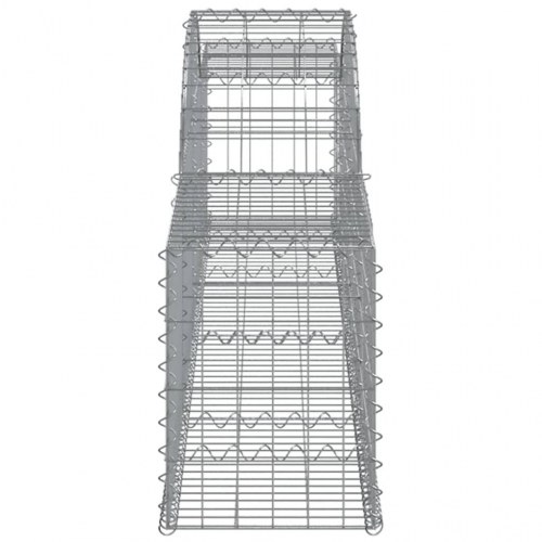 Buede gabionkurve 3 stk. 300x30x40/60 cm galvaniseret jern