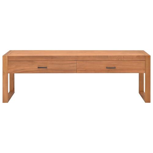 Tv-bord 120x40x45 cm massivt teaktræ