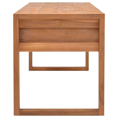 Tv-bord 120x40x45 cm massivt teaktræ