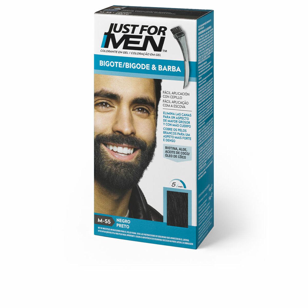 Anti Age Farvegel Just For Men Colorante Sort Skæg