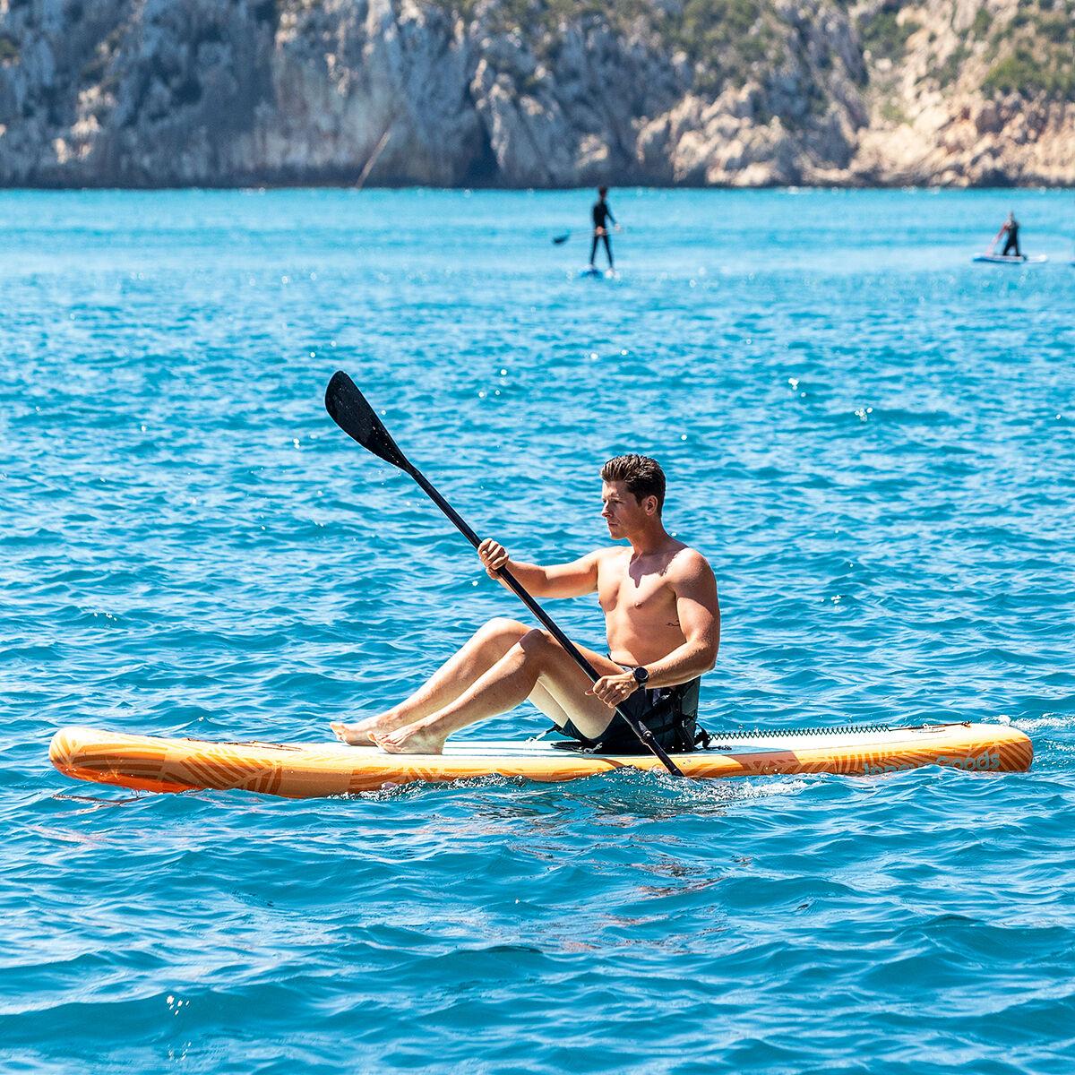 2 I 1 Oppusteligt Paddle Surf Board Med Sæde Og Tilbehør Siros 10  