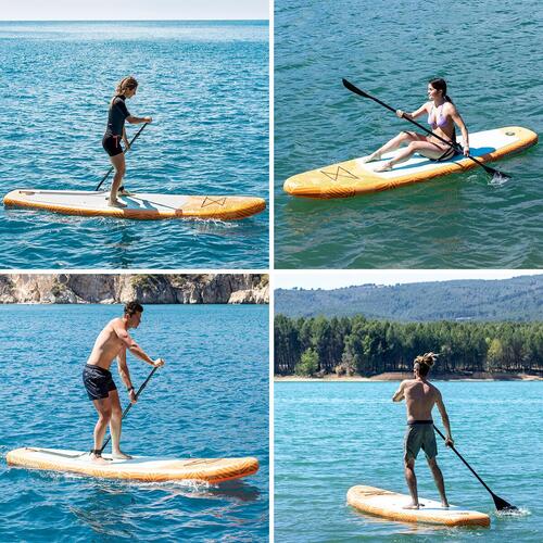 2 i 1 Oppusteligt Paddle Surf Board med sæde og tilbehør Siros 10'5" 320 cm