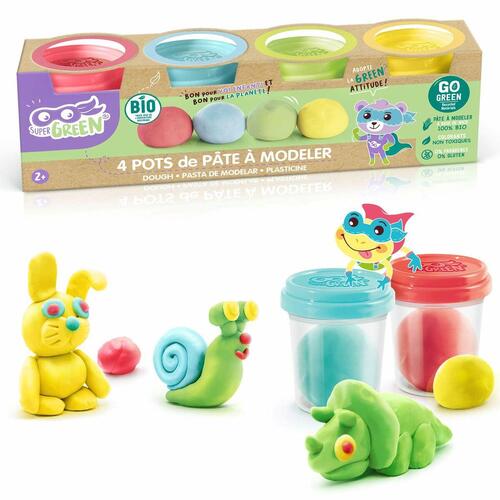Modellervoks Spil Canal Toys Organic Modeling Clay 4 enheder