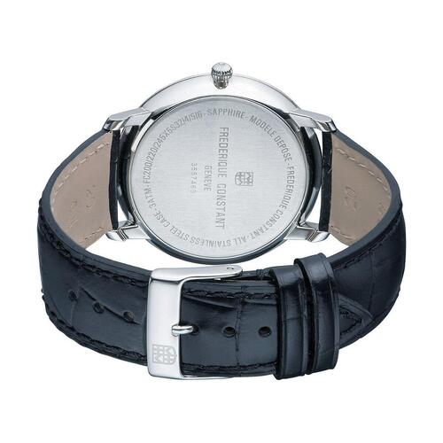Herreur Frederique Constant SLIMLINE Sort (Ø 38 mm)