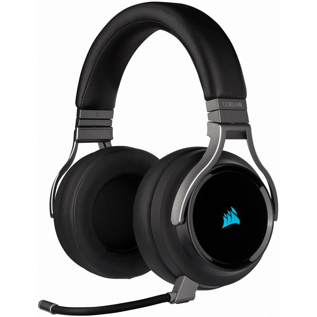 Bluetooth Headset Med Mikrofon Corsair Virtuoso Rgb Sort Multifarvet