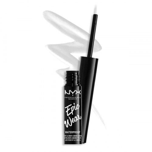 NYX Epic Wear vandafvisende eyeliner - hvid, mat
