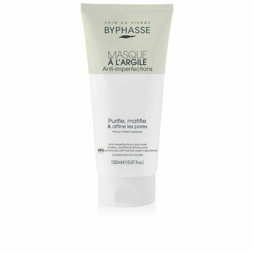 Byphasse Ansigtsmaske med ler - anti-ufuldkommenheder, mattende, 150 ml