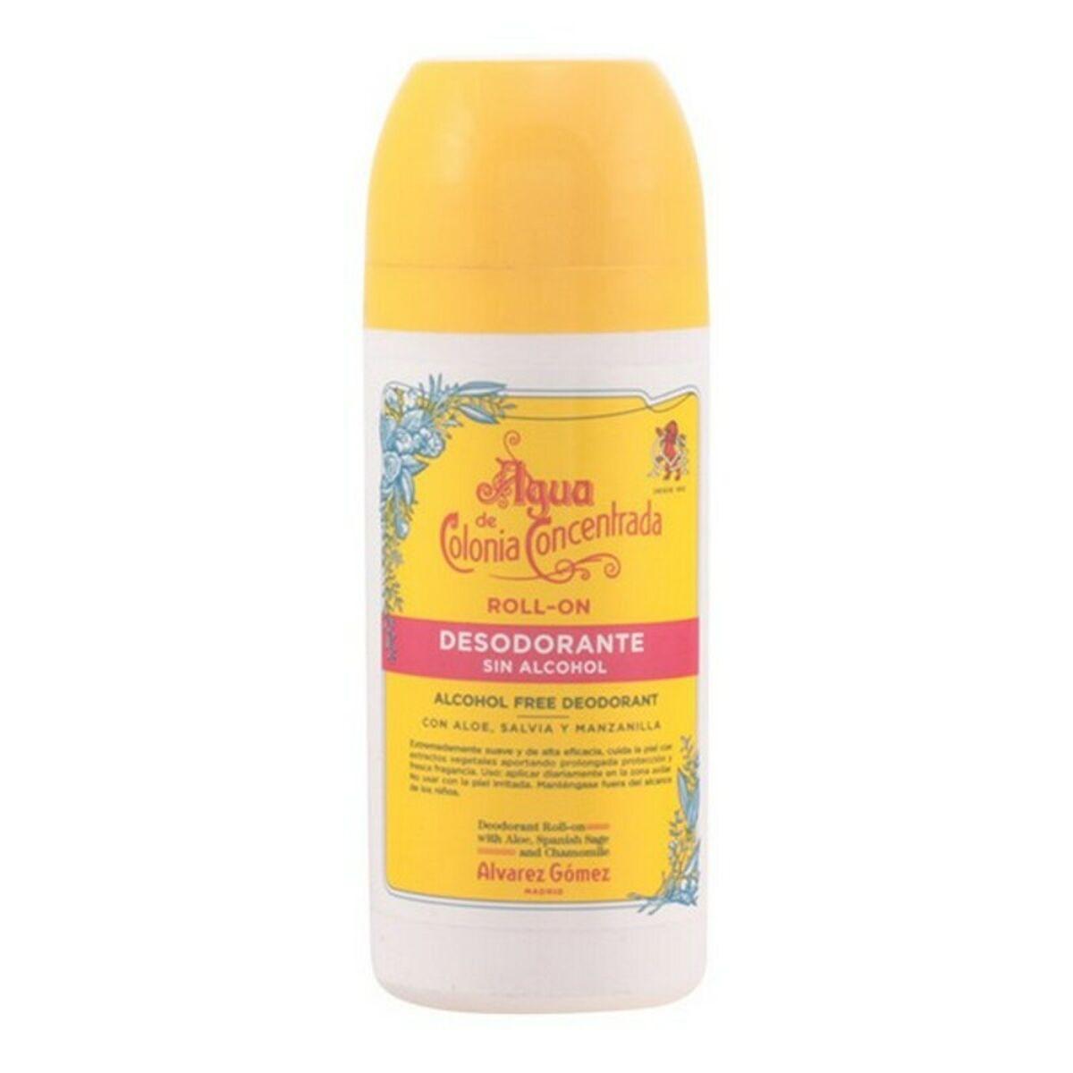 Roll On Deodorant Agua De Colonia Concentrada Alvarez Gomez 75 Ml