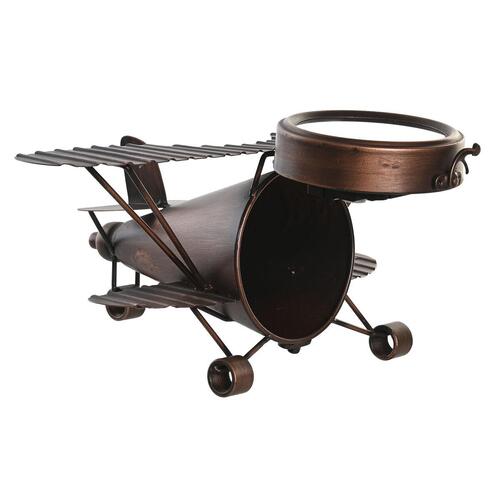 Namizna ura 35 x 21 x 14 cm Fly Krystal Aluminium Jern (2 enheder)