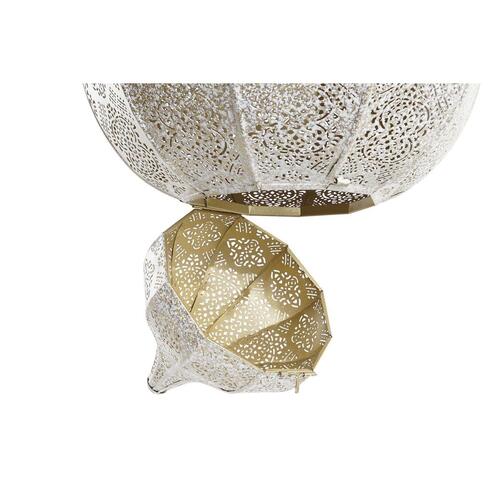 Loftslampe Hvid Gylden Jern 50 W 30 x 30 x 65 cm
