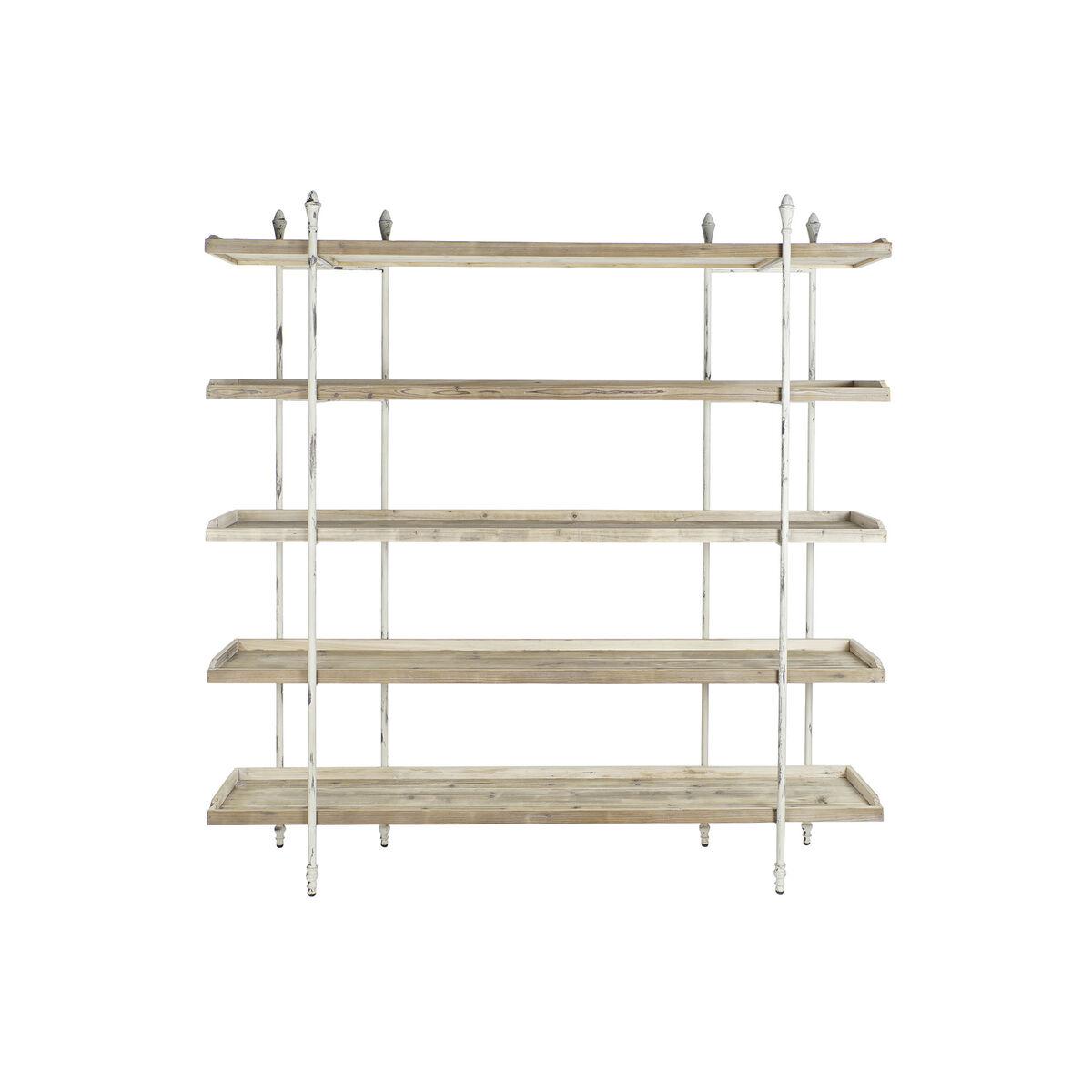 Hylder Hvid Natur Metal Gran 40 % Metal 190 x 40 x 200 cm