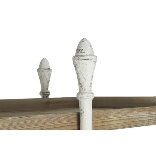 Hylder Hvid Natur Metal Gran 40 % Metal 190 x 40 x 200 cm