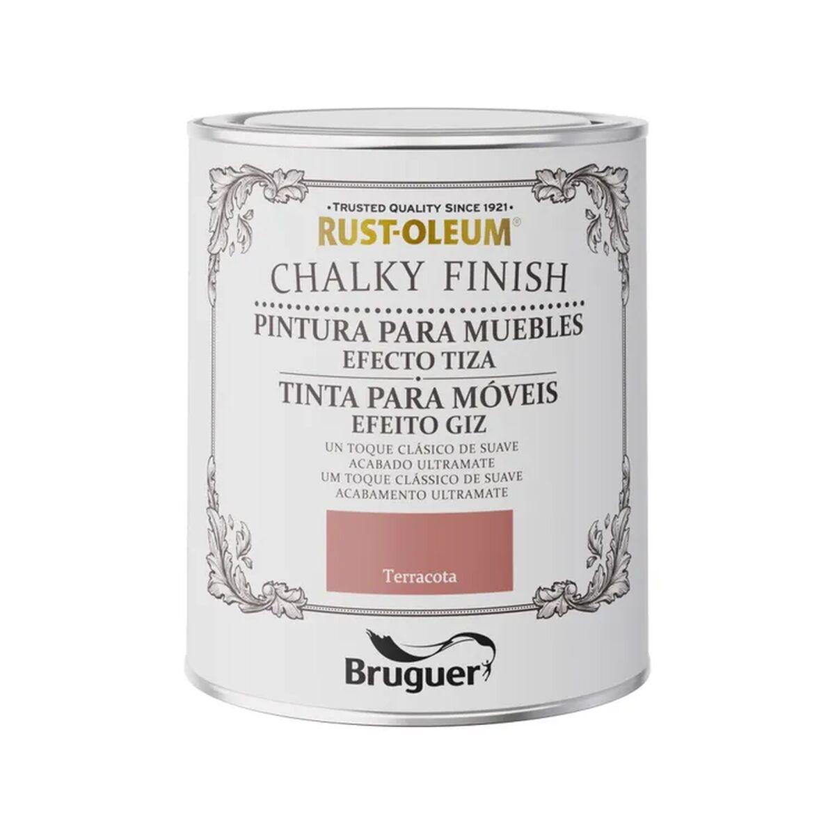 Maling Bruguer Rust Oleum Chalky Finish 5733893 Elektricitet Terrakotta 750 Ml
