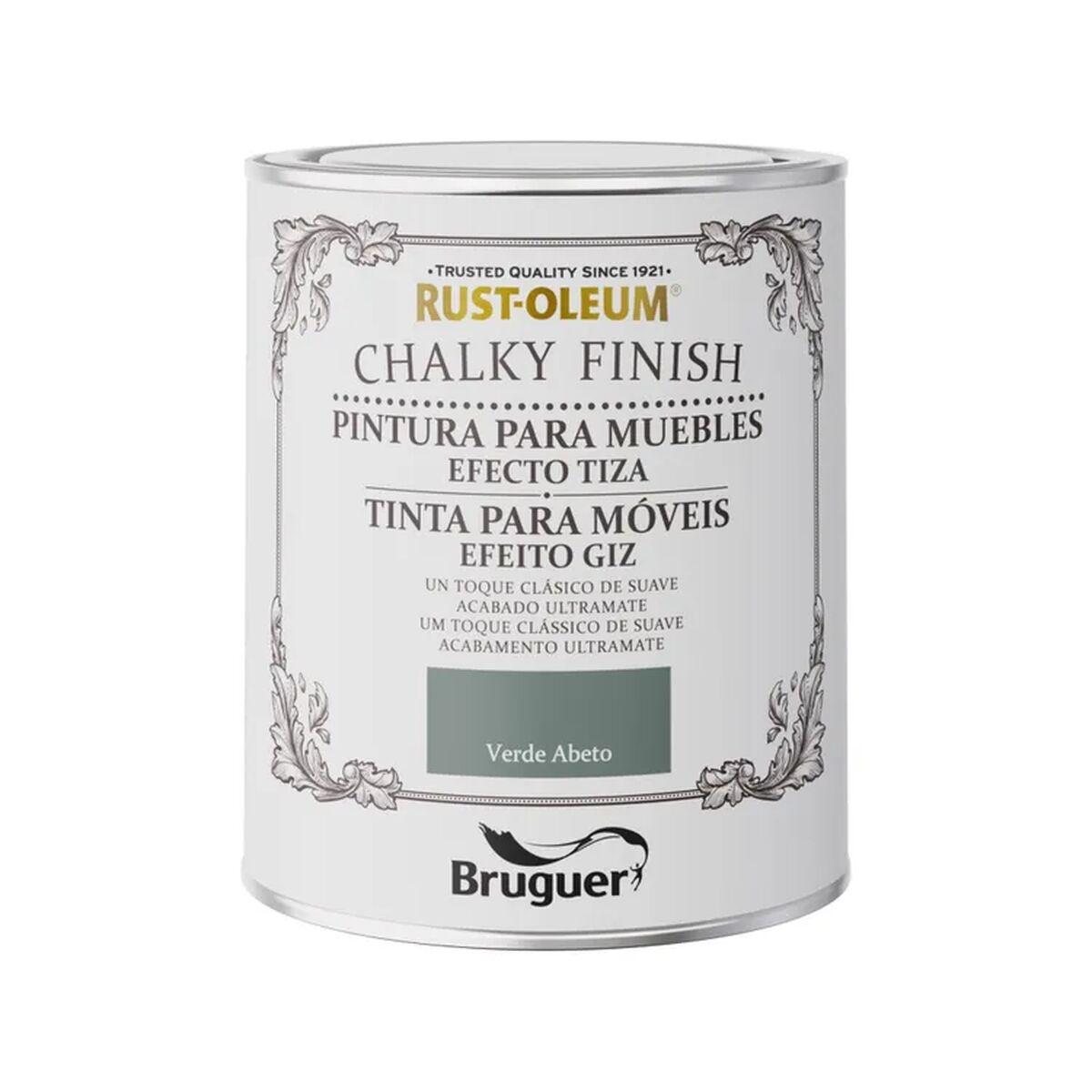 Maling Bruguer Rust Oleum Chalky Finish 5733889 Elektricitet Fir Green 750 Ml