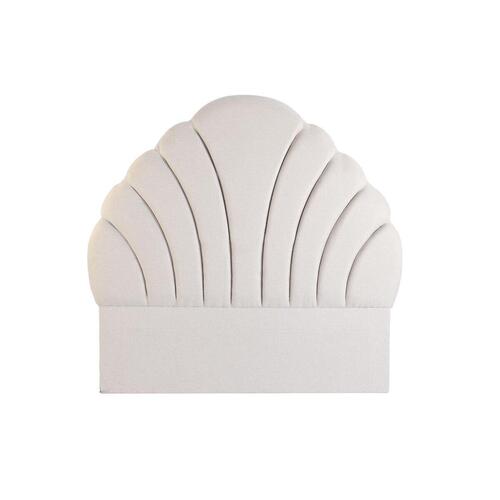 Sengegavl Beige Træ MDF 157 x 8 x 160 cm