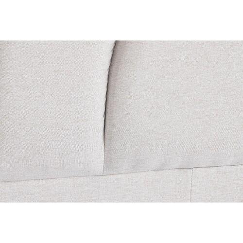 Sengegavl Beige Træ MDF 157 x 8 x 160 cm