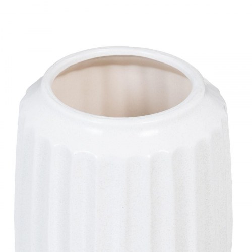 Vase Keramik 16 x 16 x 16 cm Hvid