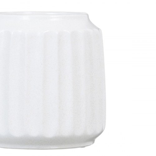 Vase Keramik 16 x 16 x 16 cm Hvid