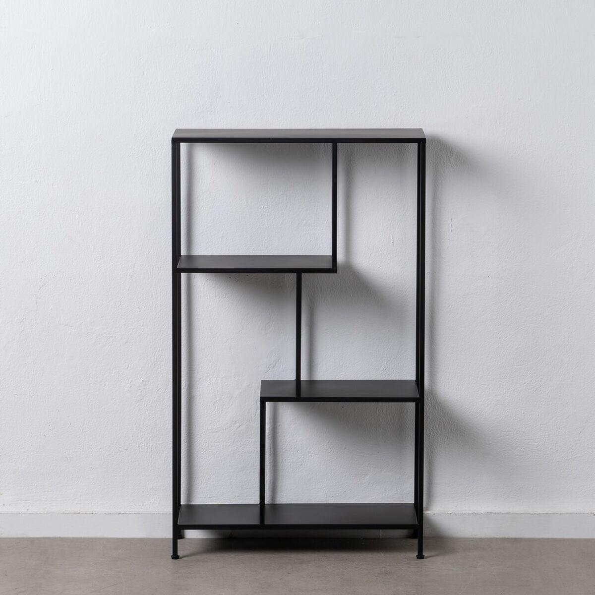 Hylder 65 x 25 x 110 cm Sort Metal