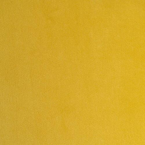 Puf Syntetisk stof Metal Gul 40 x 40 x 35 cm