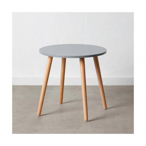Sofabord 50 x 50 x 48 cm Natur Grå Træ DMF