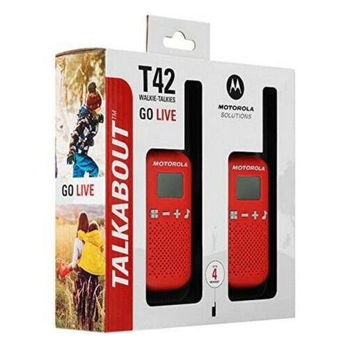 Walkie-talkie Motorola T42 RED 1,3" LCD 4 km