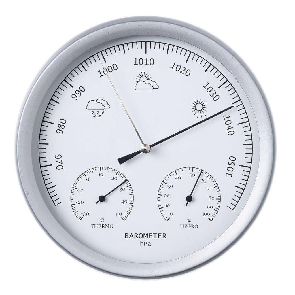 3-i-1 barometer med termo- og hygrometer 20 cm 6080081