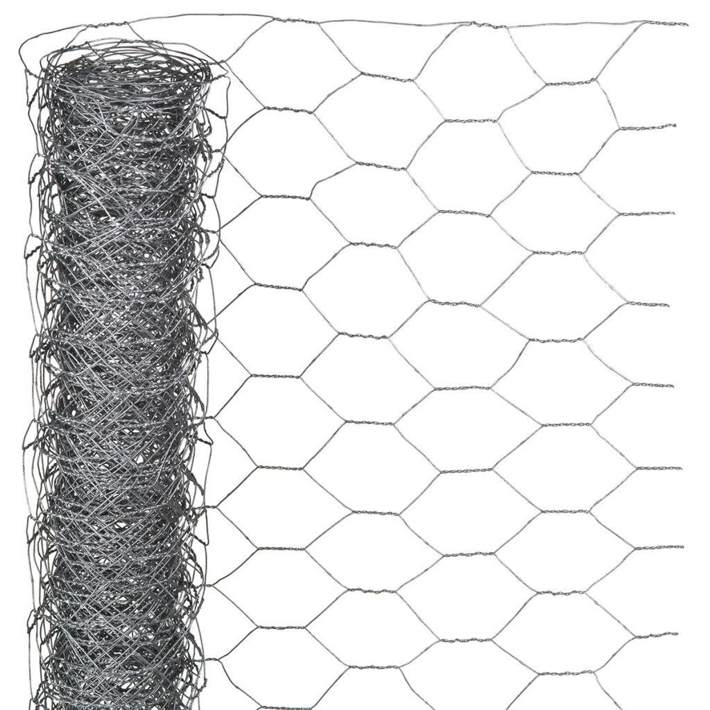 sekskantet trådnet 1x10 m 25 mm galvaniseret stål