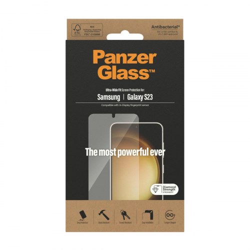 Skærmbeskyttelse Panzer Glass til Samsung Galaxy S23 - Gennemsigtig