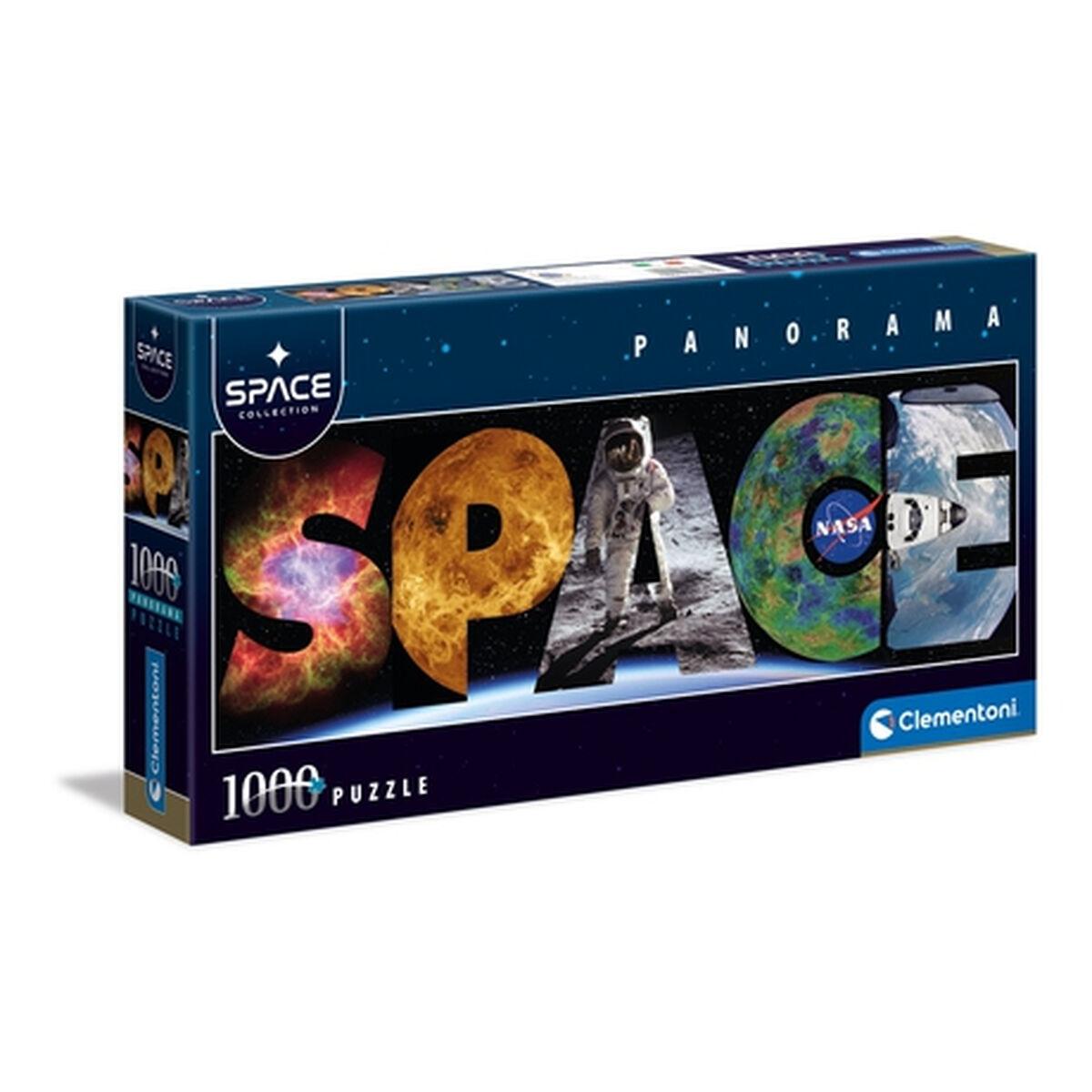 Clementoni Panorama Nasa Puslespil 1000 Dele 98x33 Cm