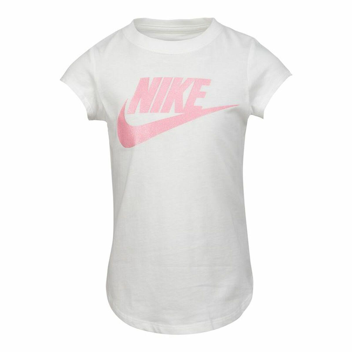 Børne Kortærmet T-shirt Nike Futura SS Hvid 5 år