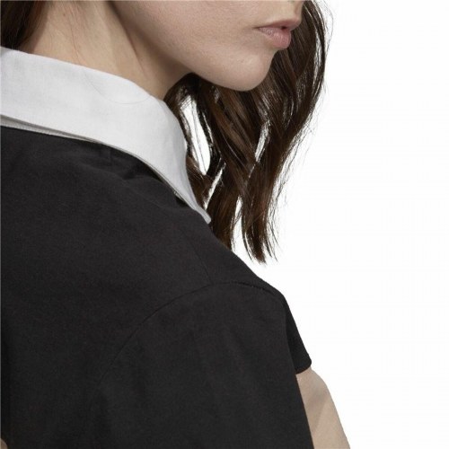 Adidas Originals cropped polotrøje til dame, sort - str. 40