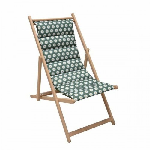 Solstol Jardin Prive foldbar - hvid/grøn