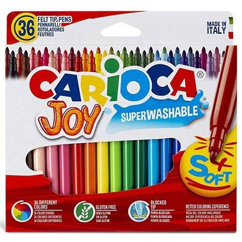 Sæt med Fiberpenne Carioca Joy Multifarvet (48 enheder)