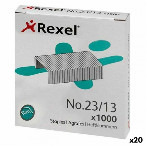 Rexel hæfteklammer 23/13 - 1.000 stk. (20 æsker)