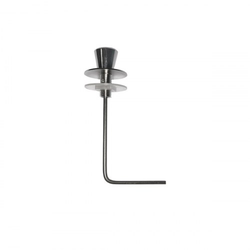 Toilet trykknap EDM - krom, metal, 13 cm
