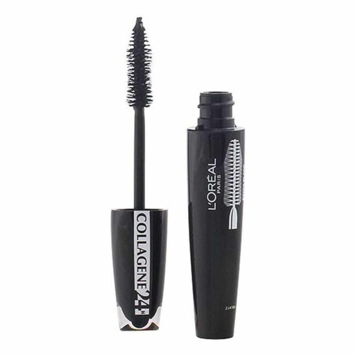 Mascara til Øjenvipper L'Oréal Paris Mega Volume Collagene 24 h Sort 9 ml extra black