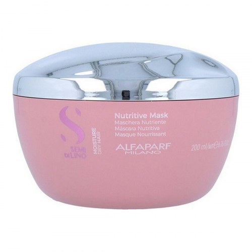 Hårmaske Semi di Lino Moisture Alfaparf Milano Semidilino - 200 ml