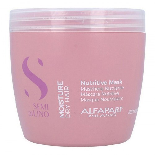 Hårmaske Semi di Lino Moisture Alfaparf Milano Semidilino - 200 ml