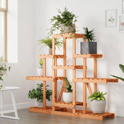 Blomsterstativ 110x25x98 cm massivt fyrretræ