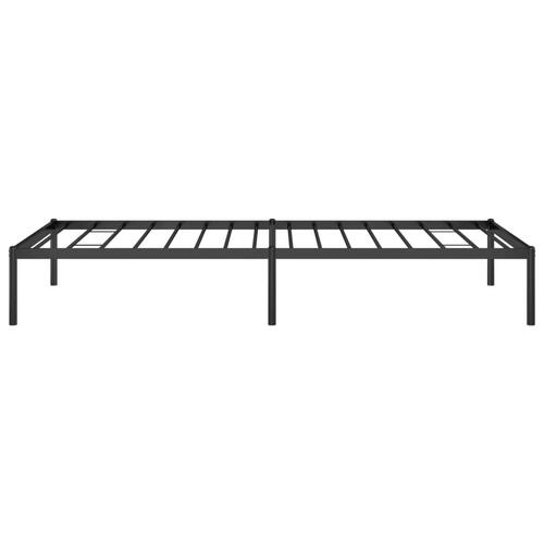 Sengeramme 90x200 cm metal sort