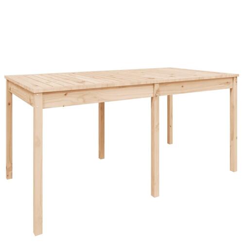 Havebord 159,5x82,5x76 cm massivt fyrretræ