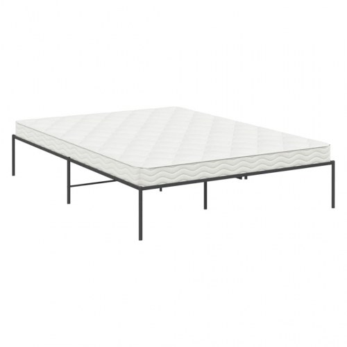 Sengeramme i metal 140 x 190 cm - sort, klassisk design