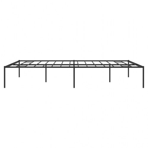 Sengeramme i metal 140 x 190 cm - sort, klassisk design