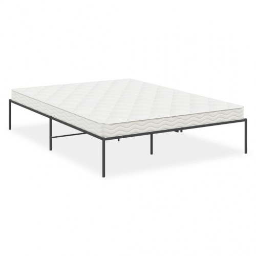 Sengeramme i metal 160 x 200 cm - sort, klassisk design