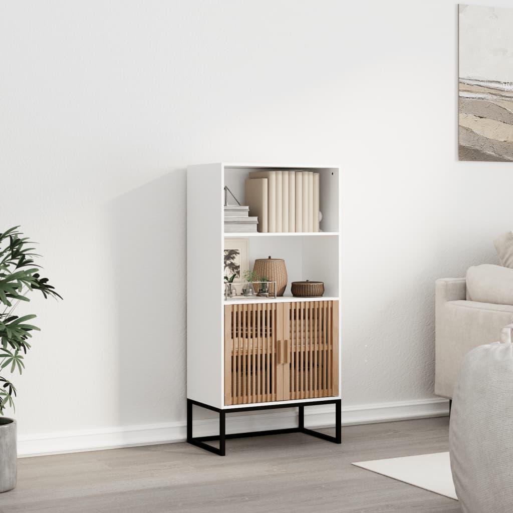 Højskab 60X35X125 Cm Konstrueret Træ - Hvid