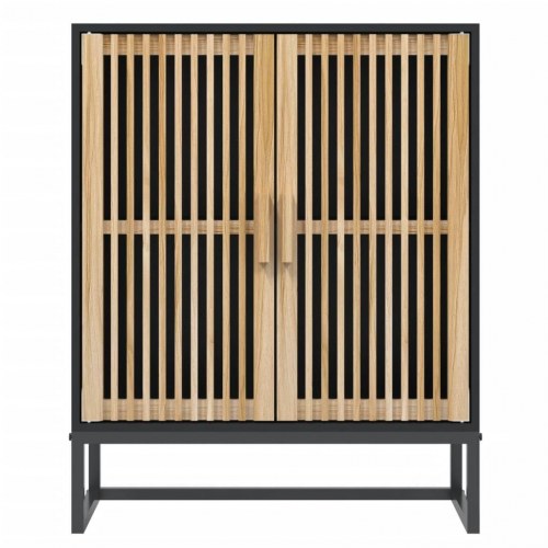 Skænk i sort konstrueret træ 60 x 30 x 75 cm